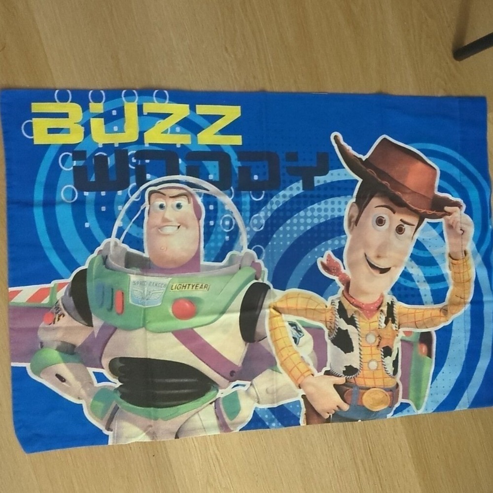 WALT DISNEY‎ TOY STORY Woody Buzz Lightyear Rex Hamm  PILLOW CASE PILLOWCASE